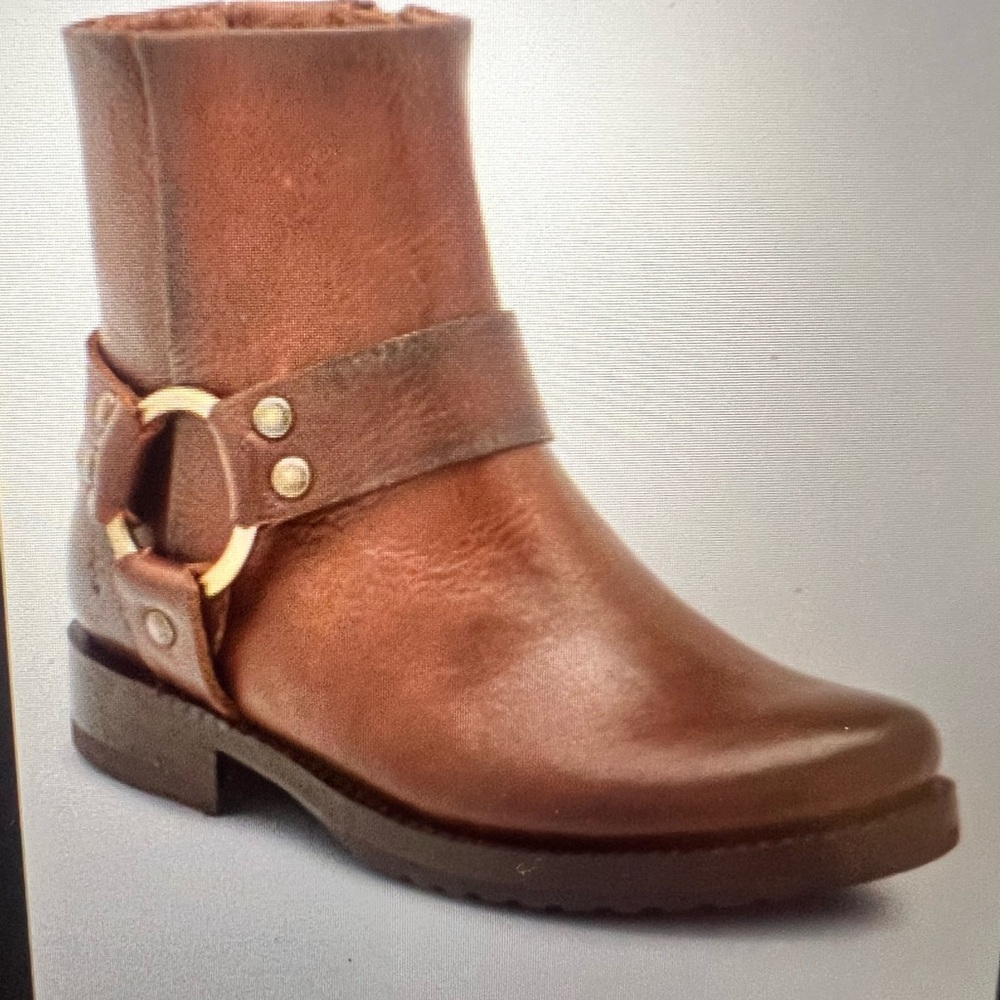 Frye Leather- Veronica Harness Short Boot
